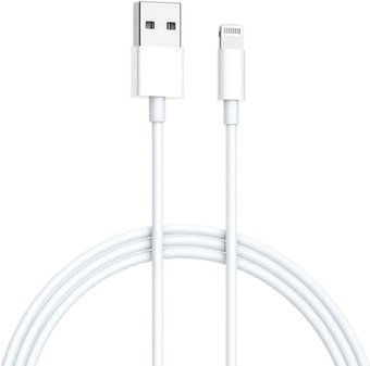 Кабель Cuktech AL813C USB Type-A - Lightning (1 м, белый) - 1/1