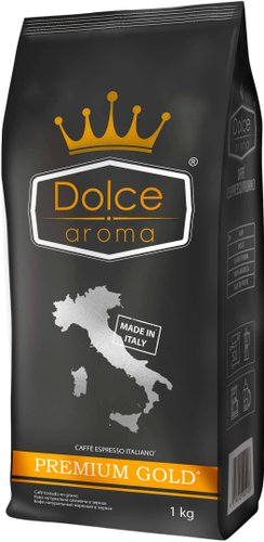 Кофе Dolce aroma Premium Gold зерновой 1 кг - 1/1