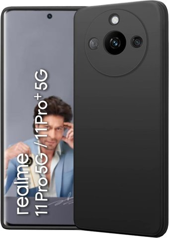 Чехол для телефона KST SC для Realme 11 Pro/11 Pro+ (черный) - 1/1