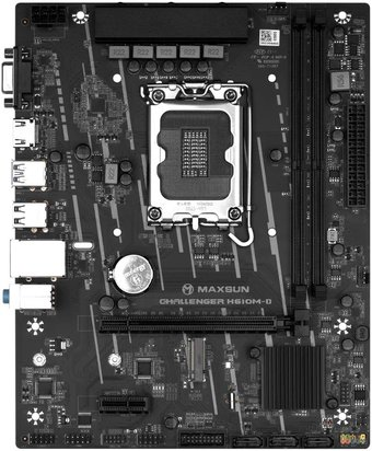 Материнская плата Maxsun Challenger H610M-D - 1/1