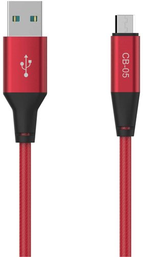 Кабель Celebrat CB-05 Micro USB (1 м, красный) - 1/1