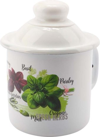 Кружка Эмаль Базилик 01-0207/4 (с крышкой) - 1/1