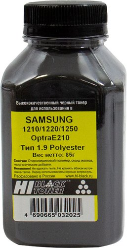 Тонер Hi-Black для Samsung ML-1210/1220/1250/OptraE210 Polyester Тип 1.9 85 г - 1/1