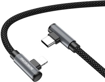 Кабель Borofone BU50 USB Type-C - Lightning (1 м, черный) - 1/1