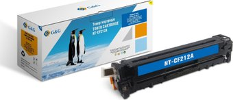 Картридж G&G NT-CF212A (аналог HP CF212A, Canon 731Y) - 1/1