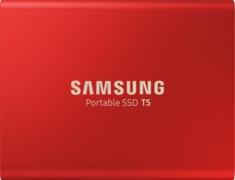 Внешний накопитель Samsung T5 500GB (красный) - 1/1