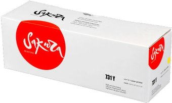 Картридж Sakura Printing SA731Y (аналог Canon 731Y 6269B002) - 1/1