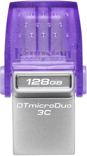 USB Flash Kingston DataTraveler MicroDuo 3C USB 3.2 Gen 1 128GB - 1/1