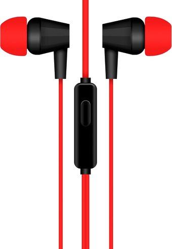 Наушники Krutoff J69 (черный/красный) - 1/1