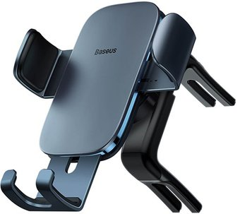 Держатель для смартфона Baseus Metal Age II Gravity Car Mount SUJS030013 (серый) - 1/1