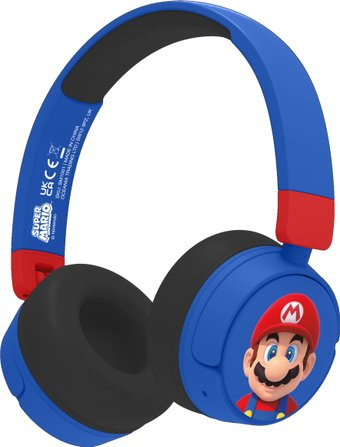 Наушники OTL Technologies Super Mario Blue Kids Wireless SM1001 - 1/1