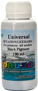 Чернила White Ink Универсальные пигментные чернила 100 мл (черный) - 1/1