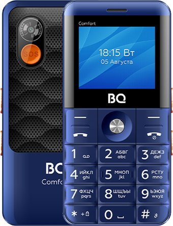 Кнопочный телефон BQ BQ-2006 Comfort (синий) - 1/1