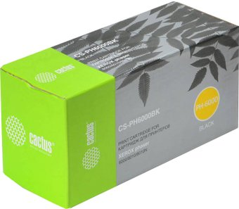 Картридж CACTUS CS-PH6000BK (аналог Xerox 106R01634) - 1/1