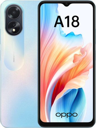 Смартфон Oppo A18 CPH2591 4GB/128GB международная версия (голубой) - 1/1