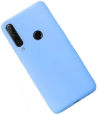 Чехол для телефона Case Matte для Huawei Y6p (голубой) - 1/1