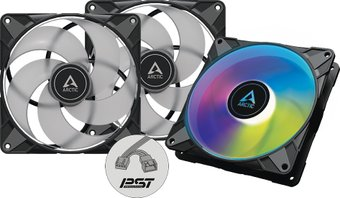 Комплект вентиляторов для корпуса Arctic P14 PWM PST A-RGB 3 шт ACFAN00257A - 1/1