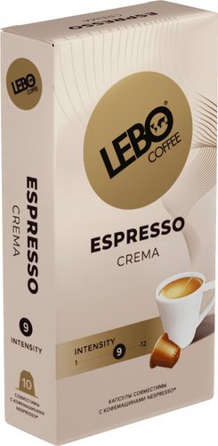 Кофе в капсулах LEBO Coffee Espresso Crema 10x5.5 г - 1/1
