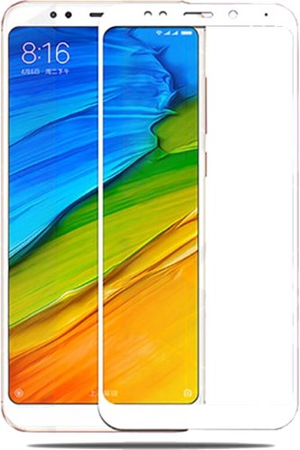 Защитное стекло KST Full glue для Xiaomi Redmi 5 Plus (белое) - 1/1