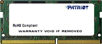 Оперативная память Patriot 8GB DDR4 SODIMM PS4-17000 [PSD48G213381S] - 1/1