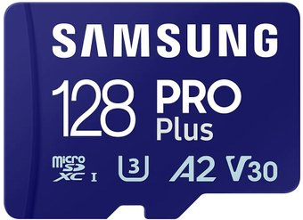Карта памяти Samsung PRO Plus microSDXC 128GB MB-MD128SA/EU (с адаптером) - 1/1