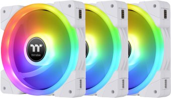 Комплект вентиляторов для корпуса с контроллером Thermaltake SWAFAN EX12 RGB White TT Premium Edition CL-F161-PL12SW-A - 1/1