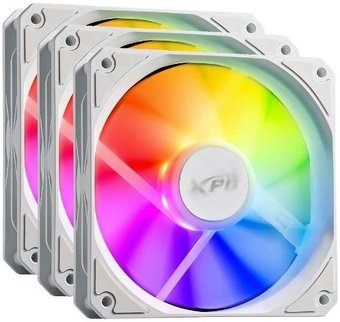 Комплект вентиляторов для корпуса ADATA XPG Vento R 120x3 ARGB PWM (белый) - 1/1