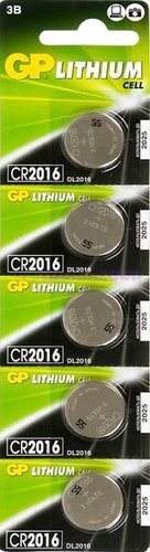 Батарейка GP Lithium CR2016 5 шт. - 1/1