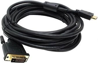 Кабель Buro HDMI-19M-DVI-D-10m - 1/1
