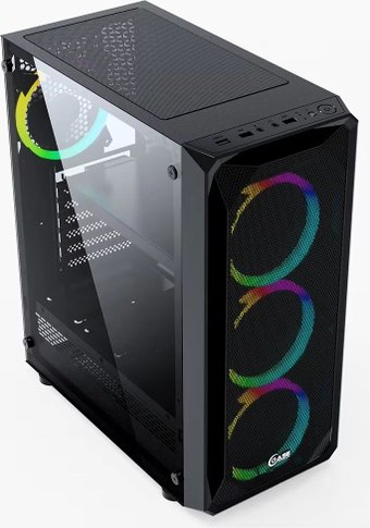 Компьютер BVK HOME R5 5600/B550M/2*16GB/1TB/RTX 4060 8GB/650W/PowerCase Mistral Z4 Mesh LED (черный) - 1/1