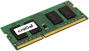 Оперативная память Crucial 4GB DDR3 SO-DIMM PC3-12800 (CT51264BF160B) - 1/1