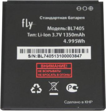 Аккумулятор для телефона Fly IQ449 (BL7405) - 1/1