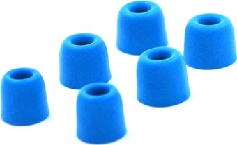 Амбушюры для наушников KZ Acoustics Memory Foam (3 пары, синий) - 1/1