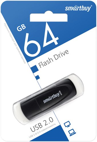 USB Flash SmartBuy Scout 64GB (черный) - 1/1