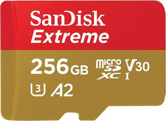 Карта памяти SanDisk Extreme microSDXC SDSQXAV-256G-GN6MN 256GB - 1/1