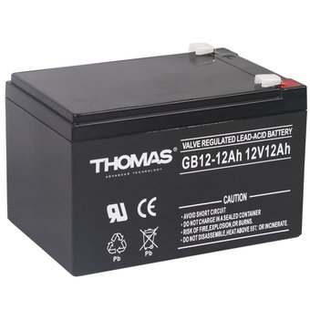 Аккумулятор для ИБП Thomas GB 12-12 Ah 12V12Ah - 1/1