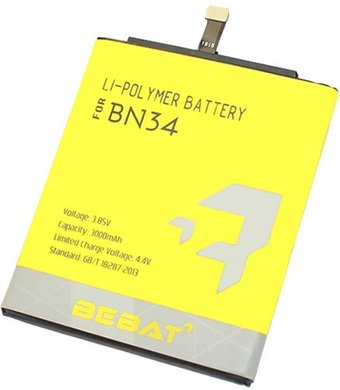 Аккумулятор для телефона Bebat BN34 - 1/1