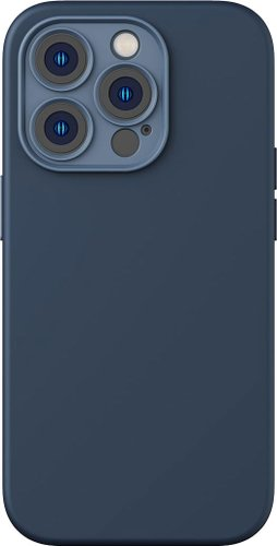 Чехол для телефона Baseus Liquid Silica Gel Magnetic Case для iPhone 14 Pro Max (синий) - 1/1