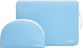 Чехол Tomtoc The Her Shell Laptop Sleeve Kit A27 13" A27-C02B01 (light blue) - 1/1