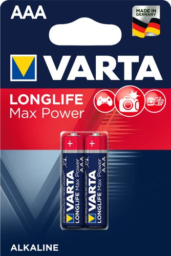 Батарейка Varta Longlife Max Power AAA 2 шт. - 1/1