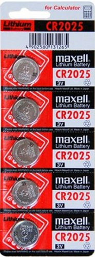 Батарейка Maxell CR2025 5 шт - 1/1