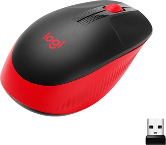 Мышь Logitech M190 (черный/красный) - 1/1