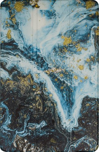 Чехол для планшета JFK Smart Case для Samsung Galaxy Tab A8 10.5 2021 (синий мрамор) - 1/1