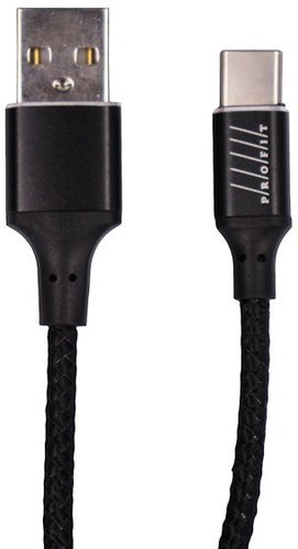 Кабель Profit QY-03 USB Type-C 1 м (черный) - 1/1