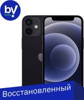 Смартфон Apple iPhone 12 mini 128GB Восстановленный by Breezy, грейд A+ (черный) - 1/1