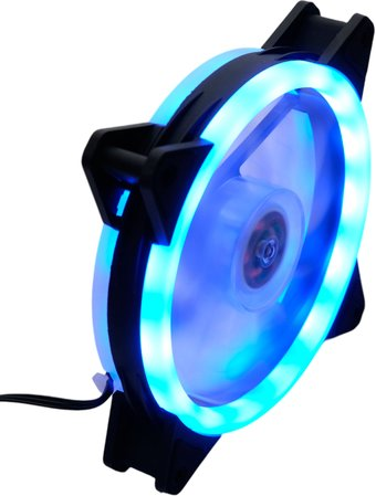 Вентилятор для корпуса Gembird D12025S12L-B - 1/1