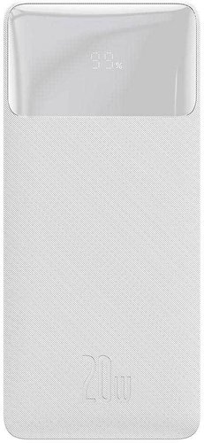 Внешний аккумулятор Baseus Bipow Fast Charge Power Bank 20W 20000mAh (белый) - 1/1