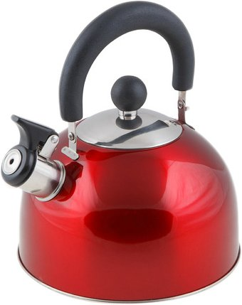Чайник со свистком Perfecto Linea Holiday 52-121515 (красный металлик) - 1/1
