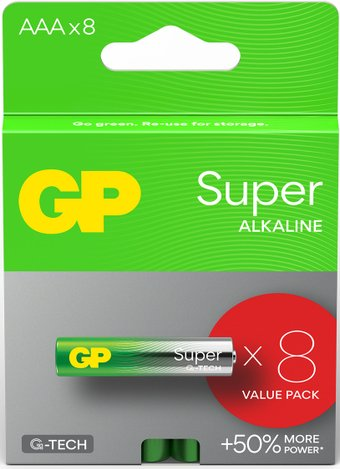 Батарейка GP Super LR03/24AETA21-2GSBV8 - 1/1