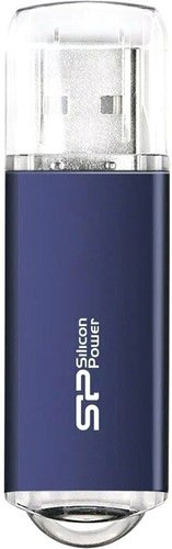 USB Flash Silicon-Power Ultima II I-Series 32GB (темно-синий) - 1/1